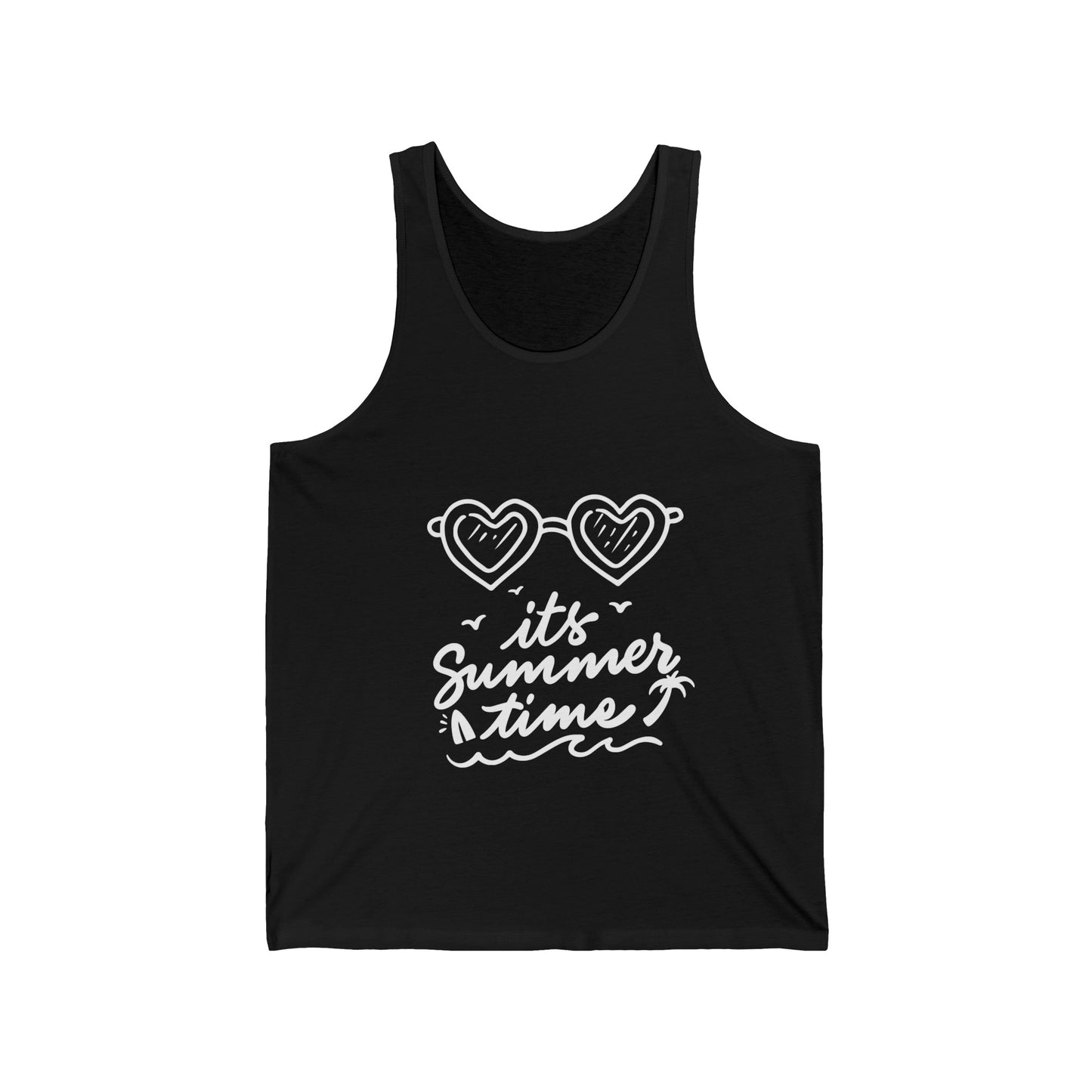 Beach Lovers Ultimate Comfort Styled Funny Unisex Sea As Day Summer Tank Top
