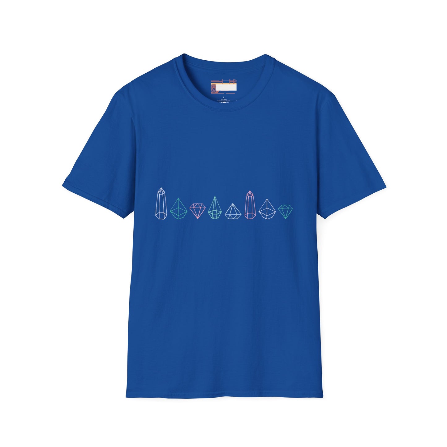 Graphic Designed Comfort Minimalist Precious Stones T-shirt