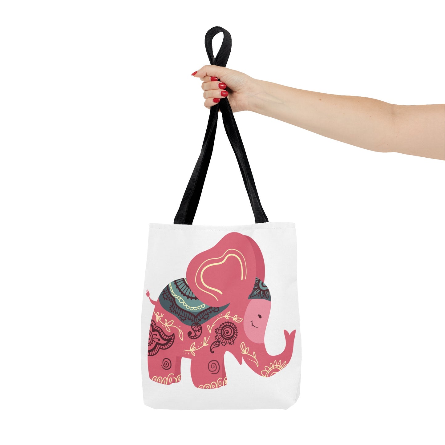 Summer Graphic Elephant Tote Bag