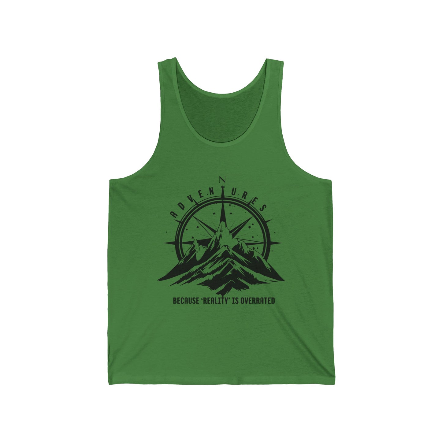 Adventure With Overrated Reality Graphic Ultimate Comfort Styled Unisex Tank Top