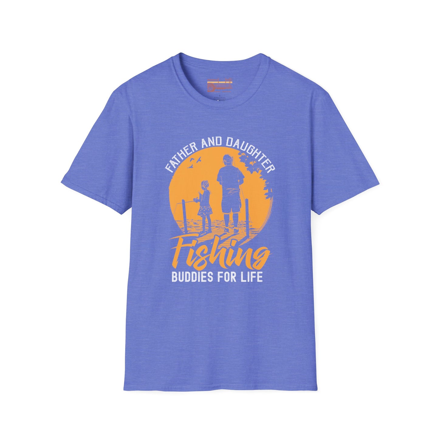 Father and Daughter Fishing Buddies Ultimate Comfort Unisex Fathers Day T-shirt