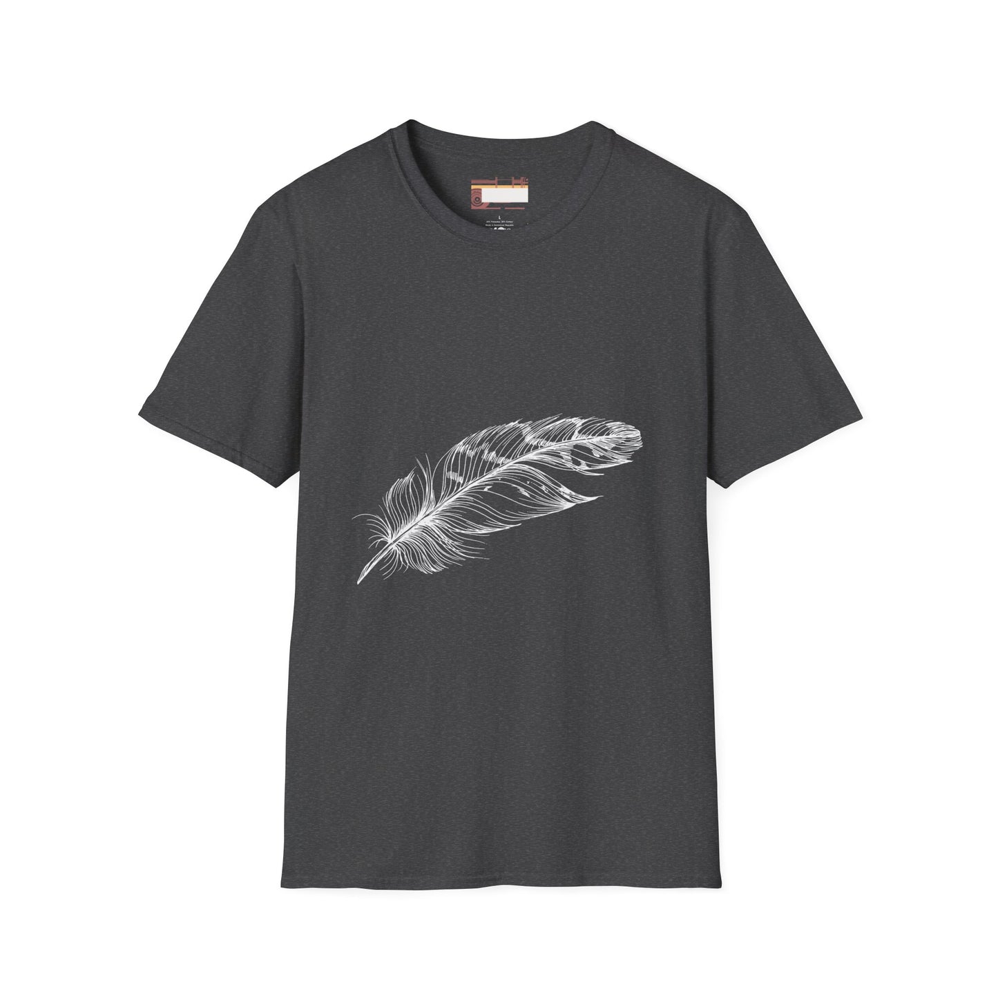Bird Feather Designed Graphic Comfort Unisex T-shirt