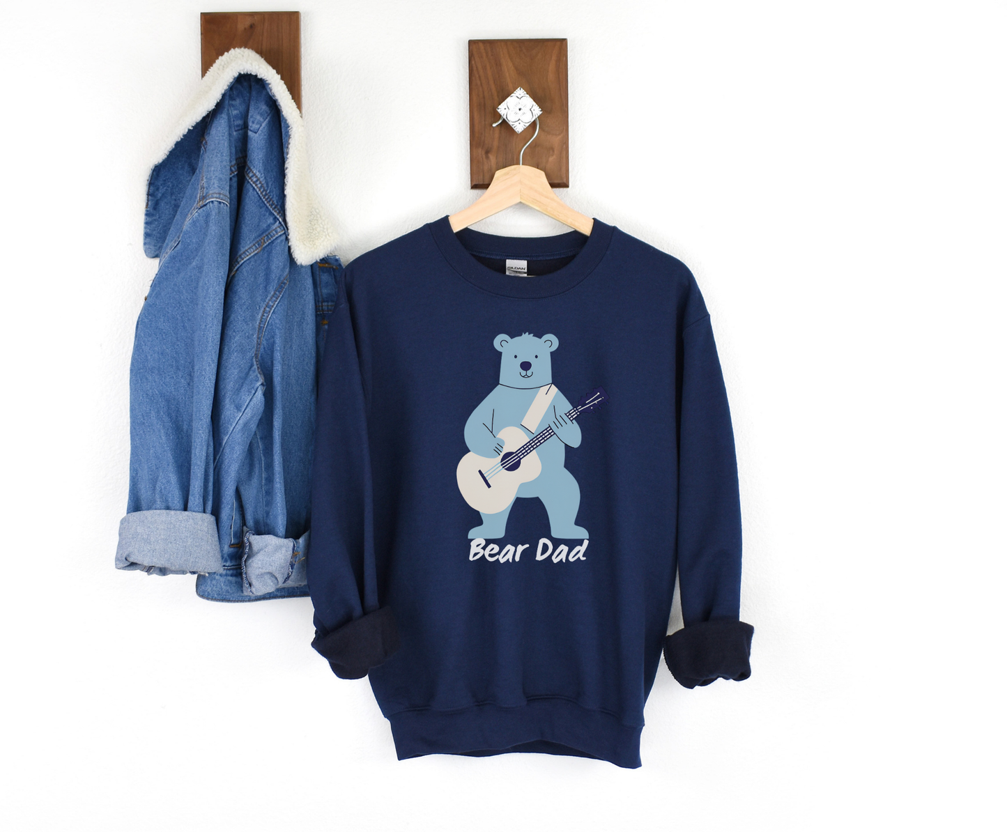 Graphic Fathers Day Sweatshirts, Gifts For Musician Dad Birthday