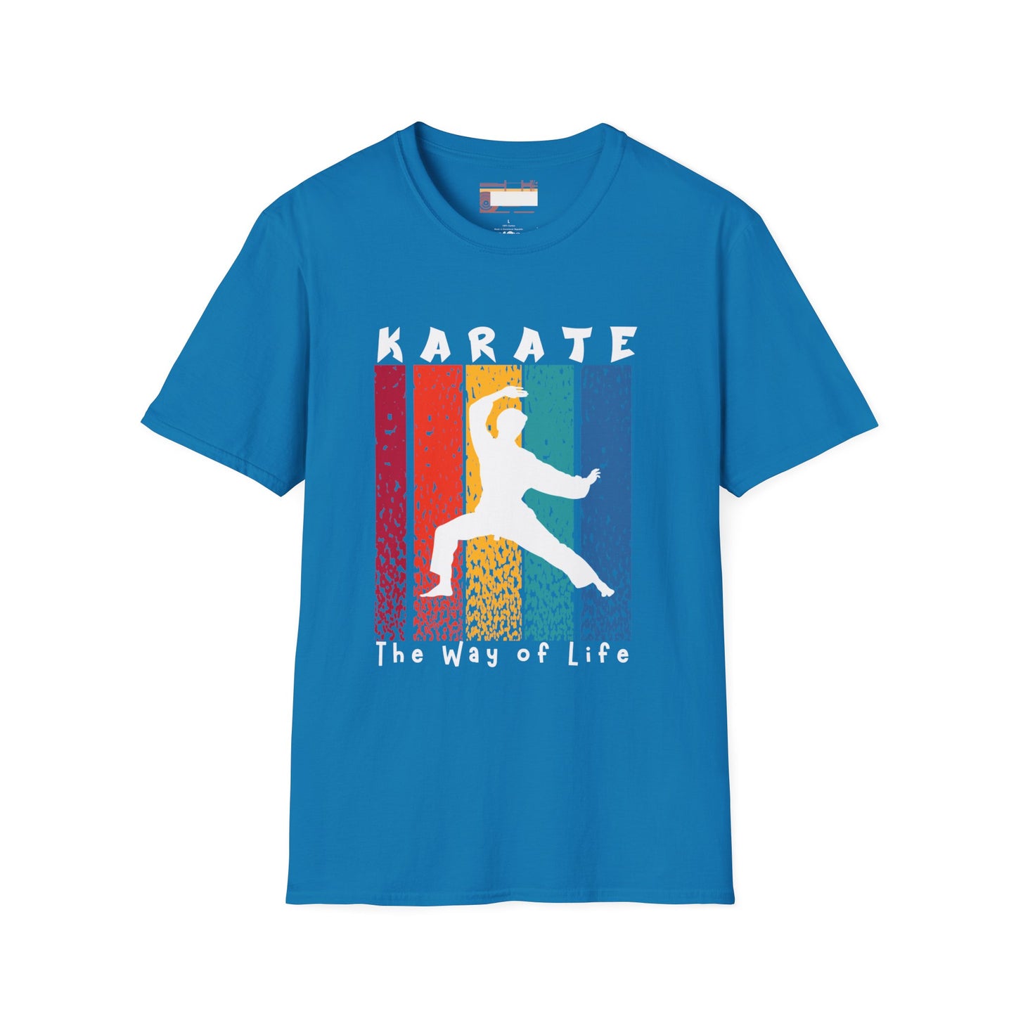 Graphic Karate Taekwondo Fighter Unisex Minimalist Comfort T-shirt