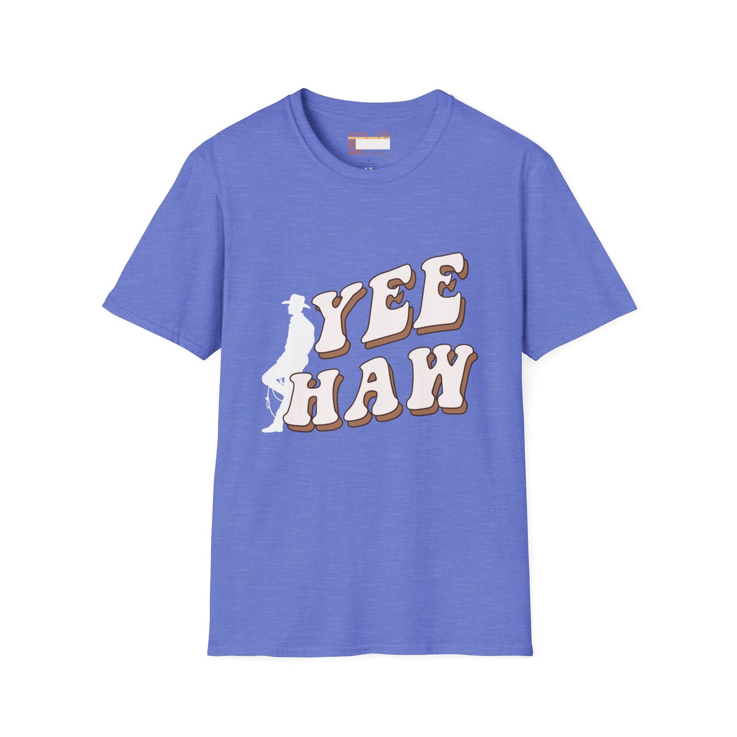 Designed Cowboy Yee Haw Unisex Minimalist Comfort T-shirt
