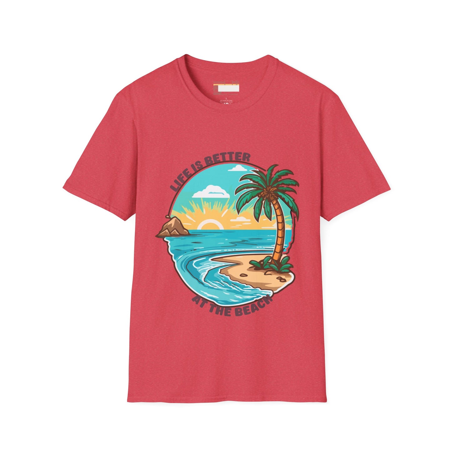 Lives Is Better At The Beach Summer Graphic Comfort Unisex T-shirt