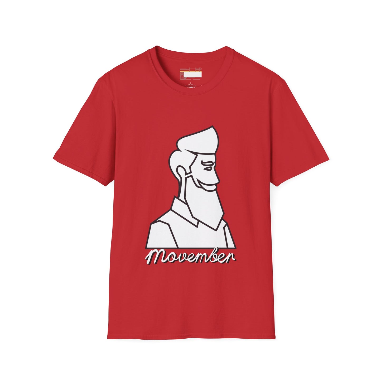 Movember Moustache Bearded Gang Beard Graphic Comfort Unisex T-shirt