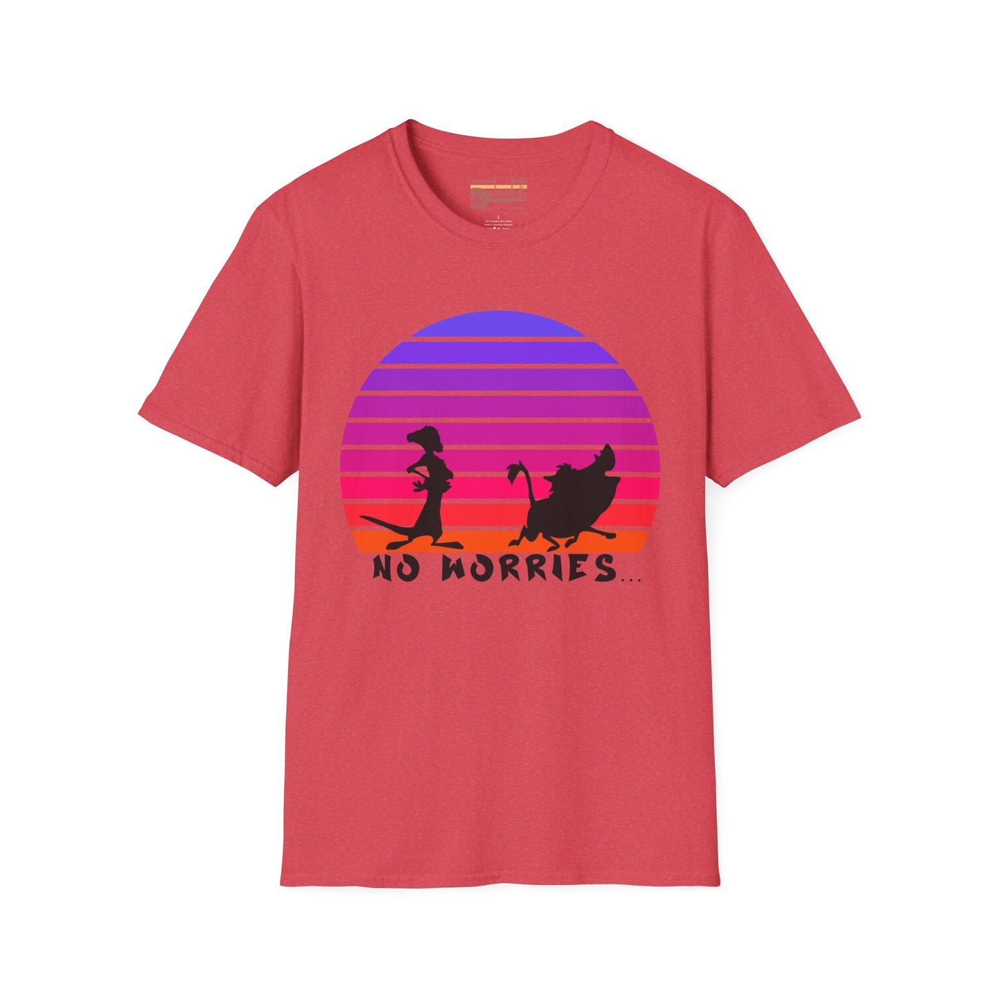 No Worries Motivation Ultimate Comfort Styled Graphic T-shirt