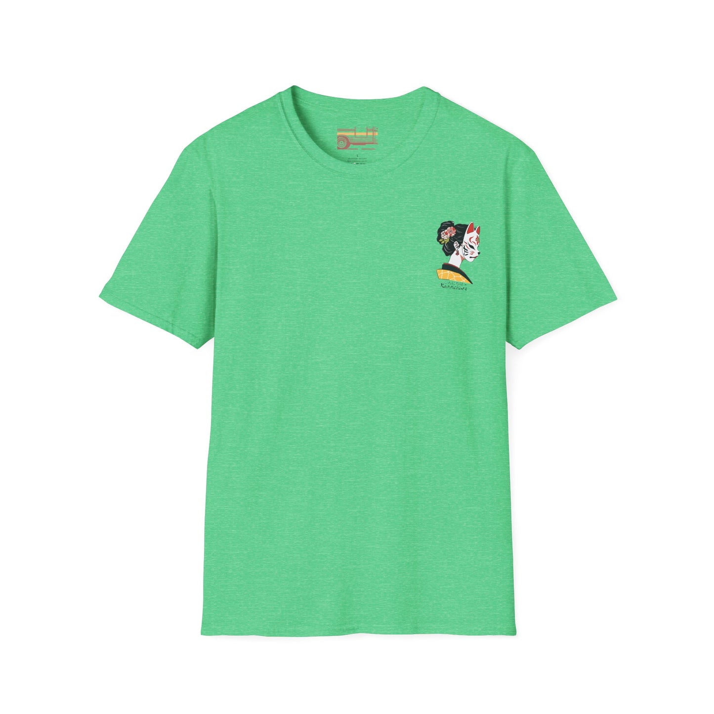 Masked Japanese Geisha Graphic Ultimate Comfort Styled Unisex T-shirt