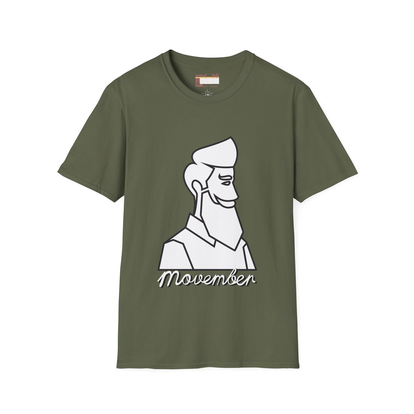 Movember Moustache Bearded Gang Beard Graphic Comfort Unisex T-shirt