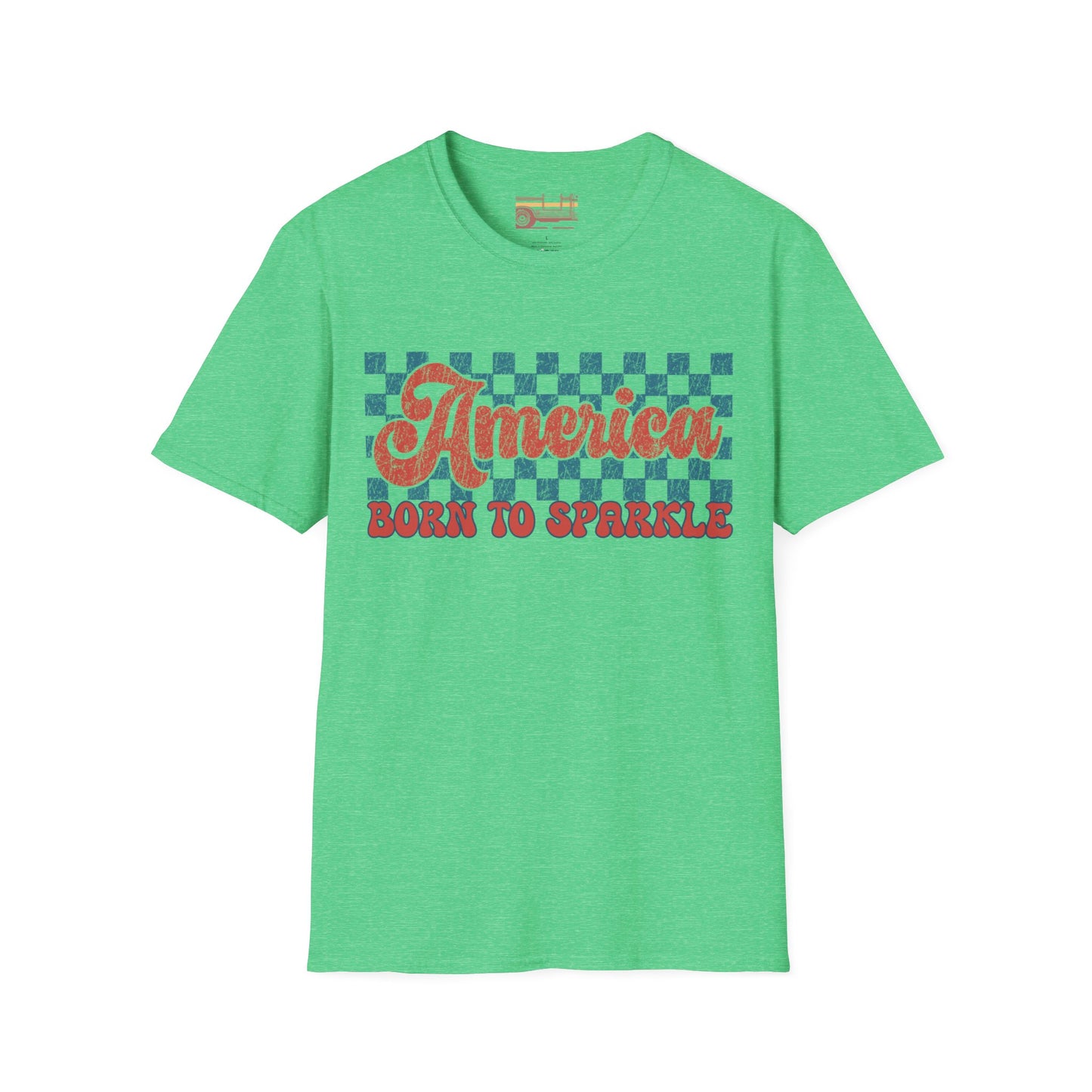 America Born To Sparkle Ultimate Comfort Unisex Independent day July 4th T-shirt