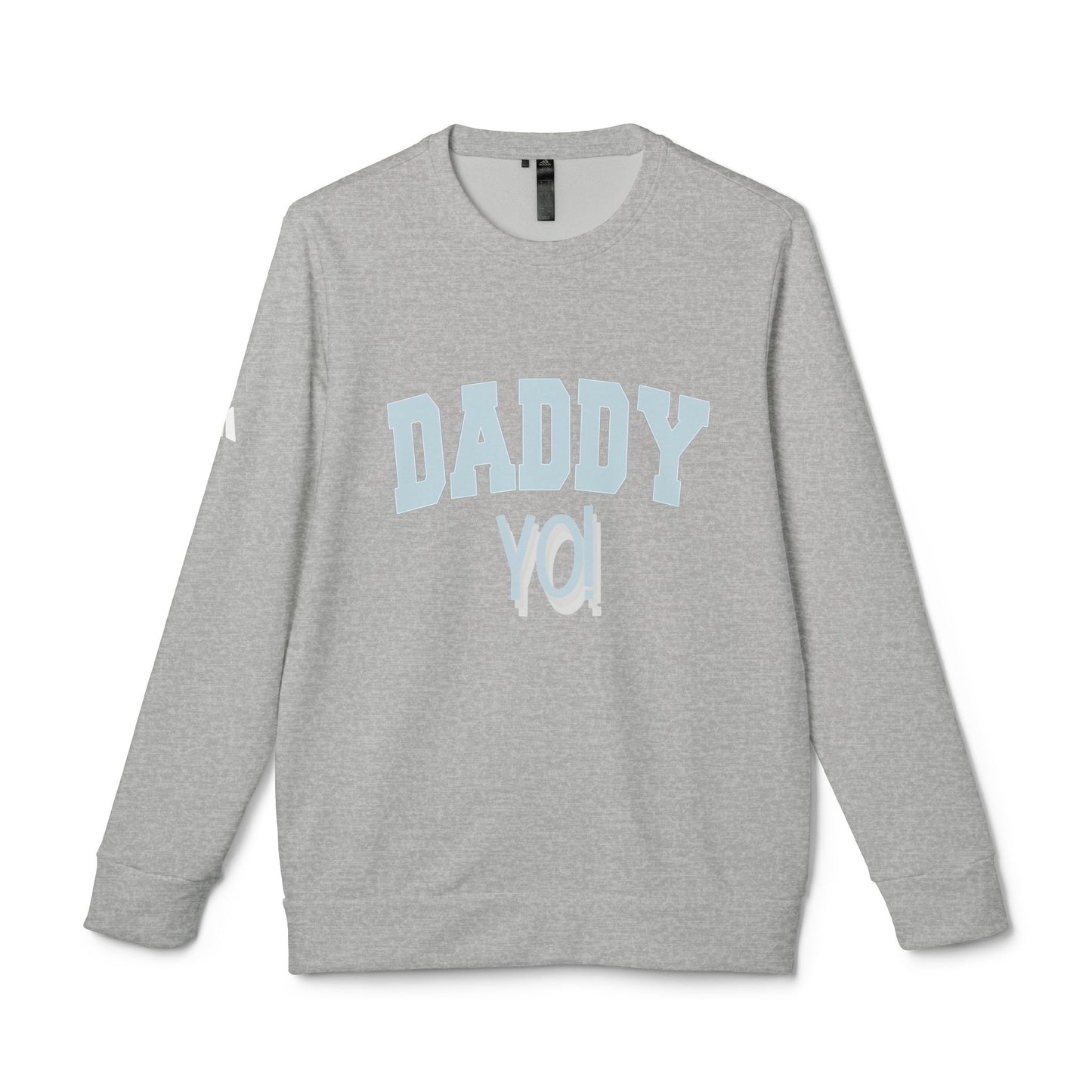 DTG adidas® Unisex Fleece Crewneck Daddy Yo Fathers Day Fathers Gift Sweatshirt