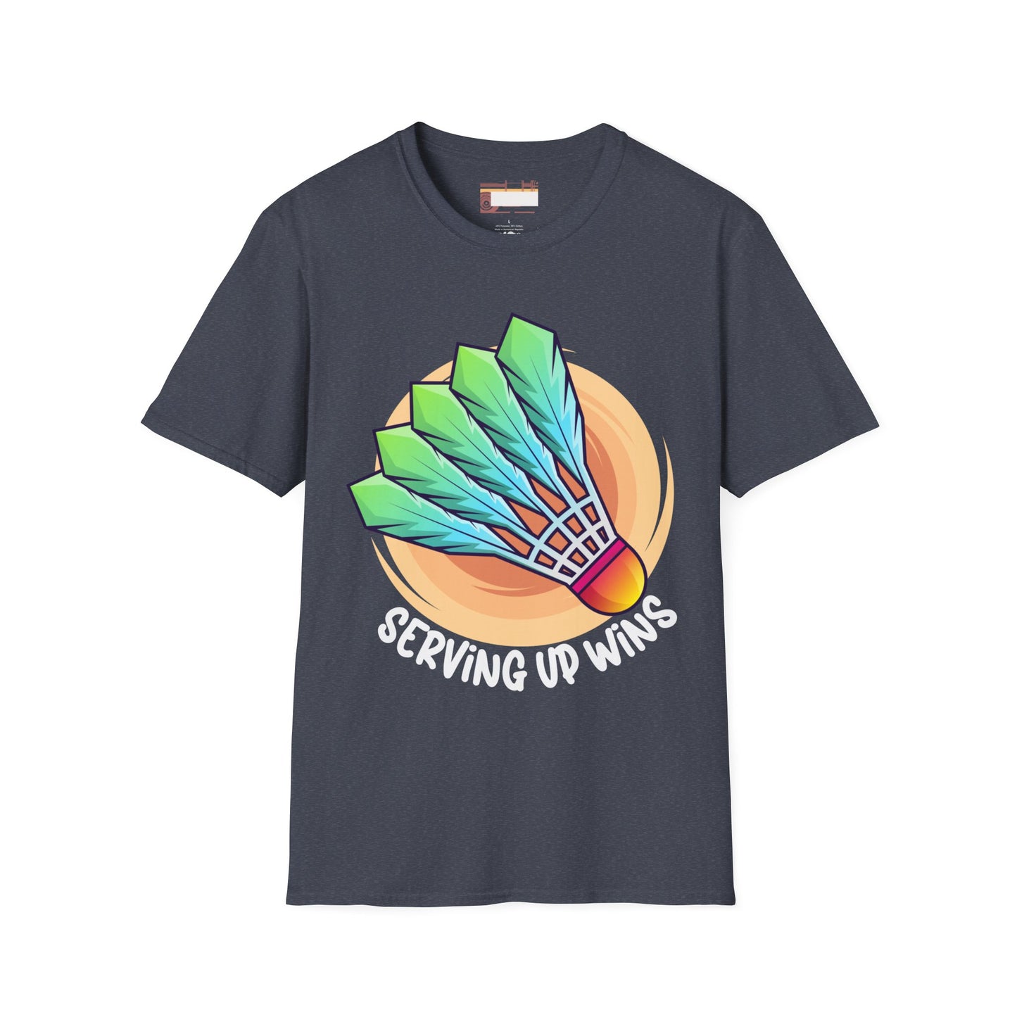 Badminton Game Day Graphic Comfort Unisex T-shirt
