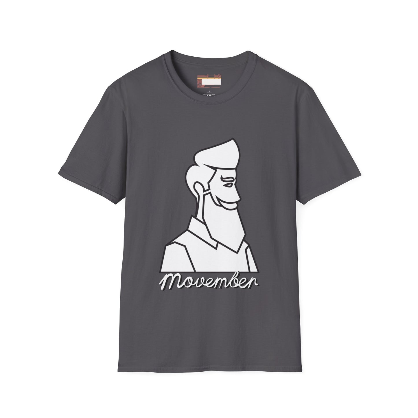 Movember Moustache Bearded Gang Beard Graphic Comfort Unisex T-shirt