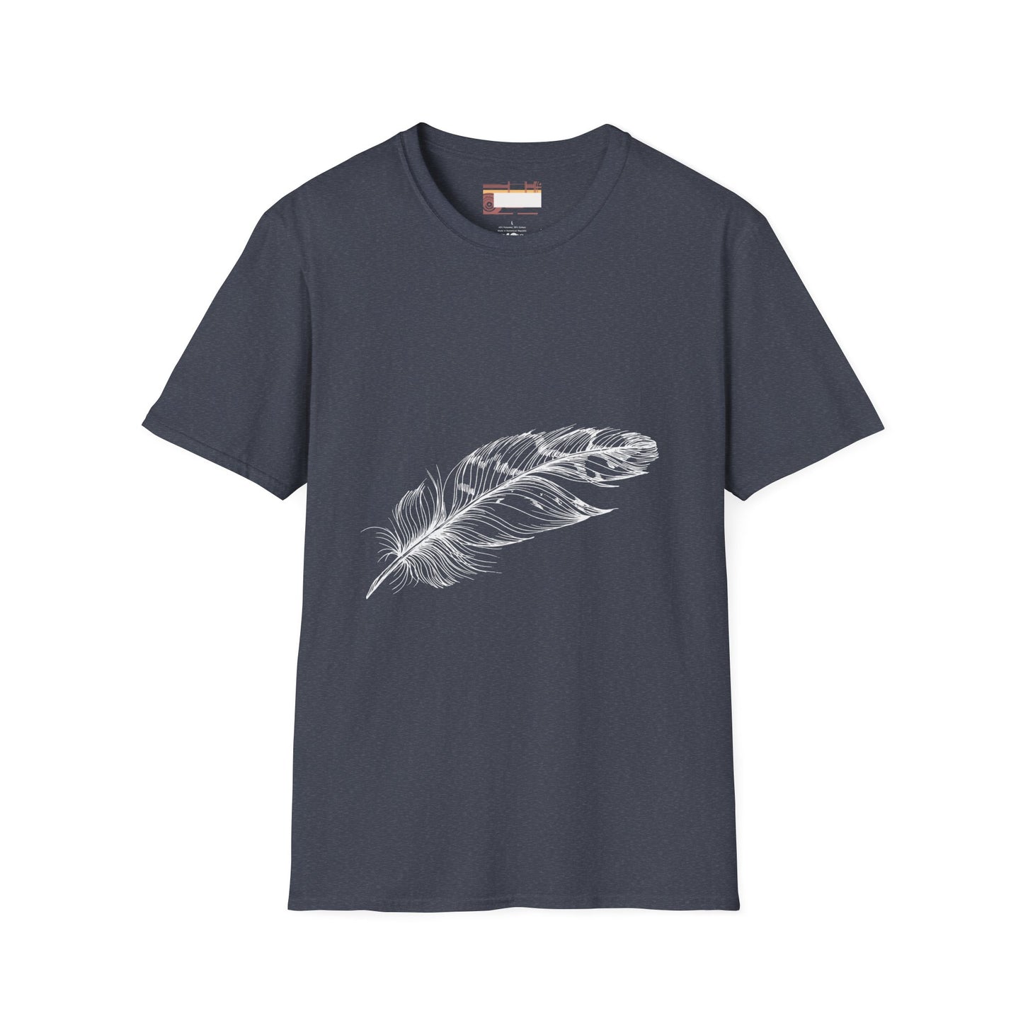 Bird Feather Designed Graphic Comfort Unisex T-shirt