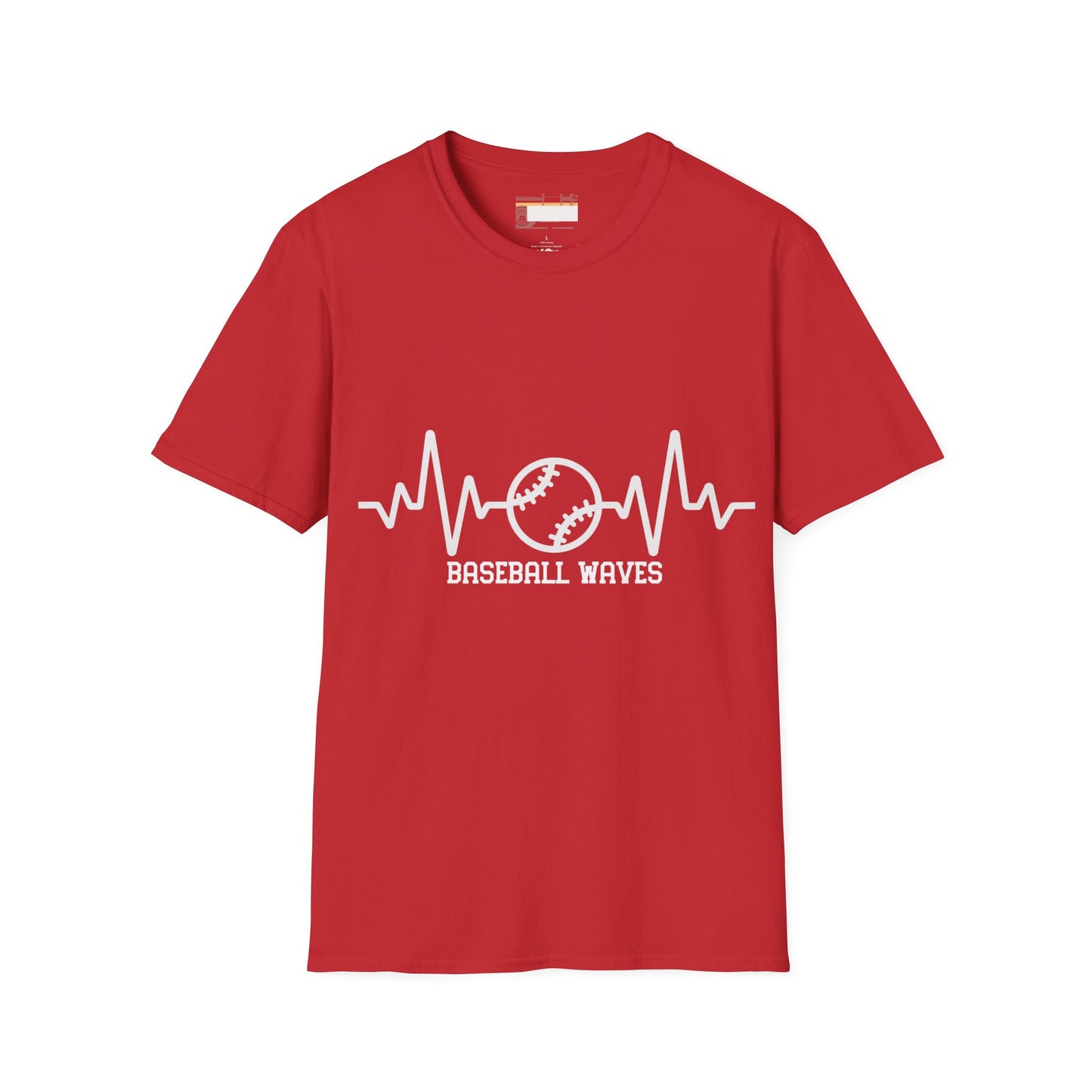 Graphic Baseball Waves Baseball Fan Unisex Comfort T-shirt
