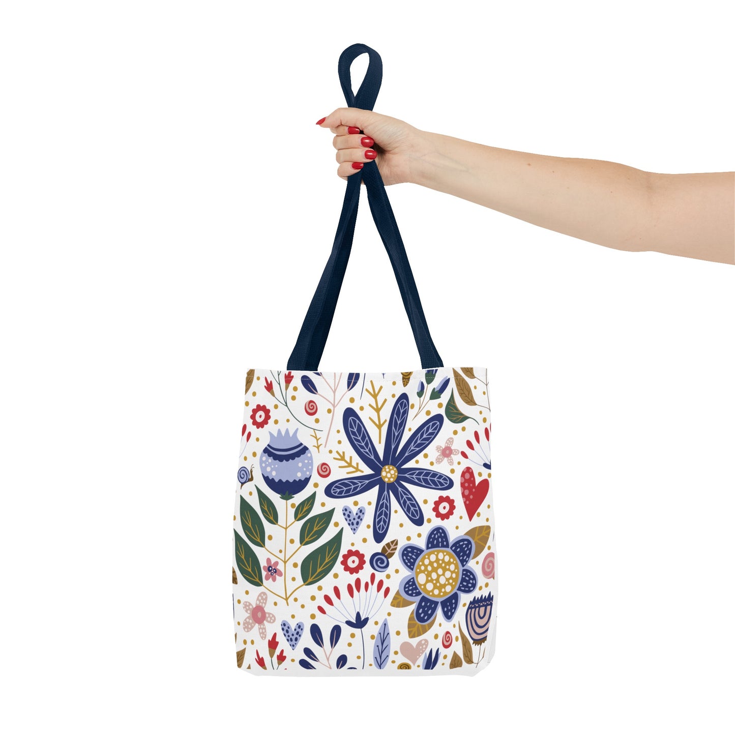 Summer Graphic Wild Flower Tote Bag
