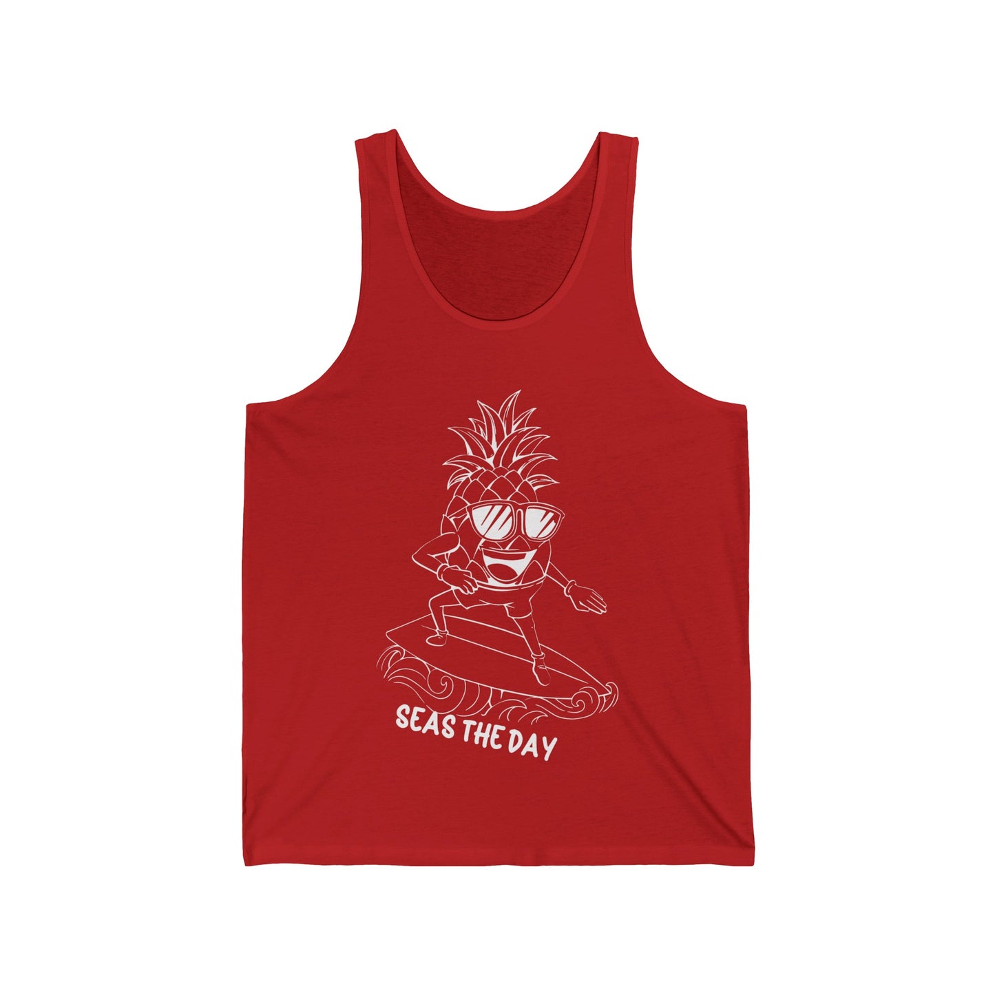 Beach Lovers Ultimate Comfort Styled Funny Unisex Sea As Day Summer Tank Top