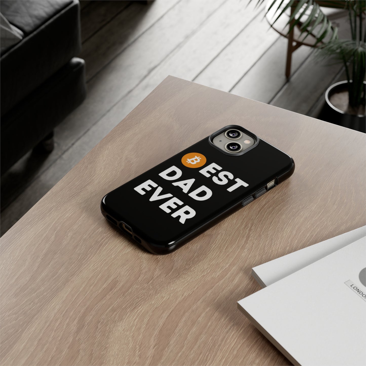 Best Dad Ever (Bitcoin, Crypto) iPhone Case