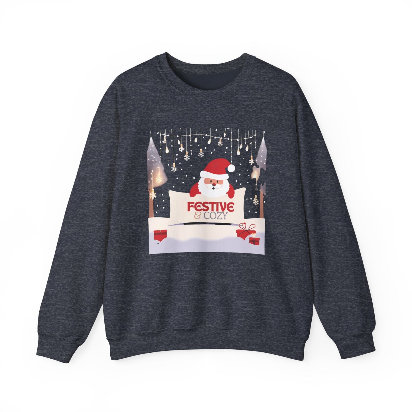 Graphic Designed Holiday Christmas Unisex Crewneck Sweatshirt