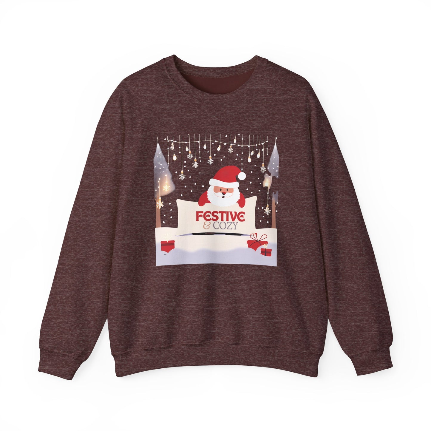 Graphic Designed Holiday Christmas Unisex Crewneck Sweatshirt
