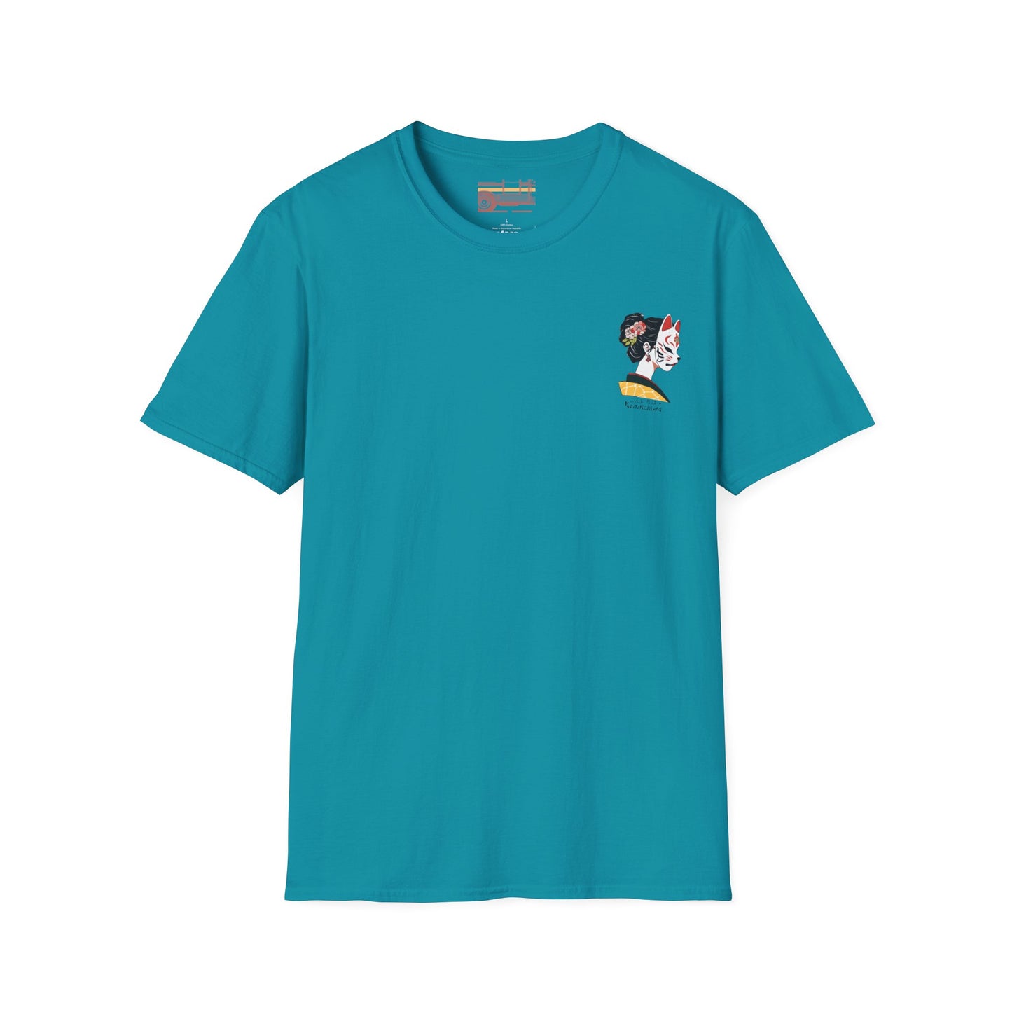 Masked Japanese Geisha Graphic Ultimate Comfort Styled Unisex T-shirt