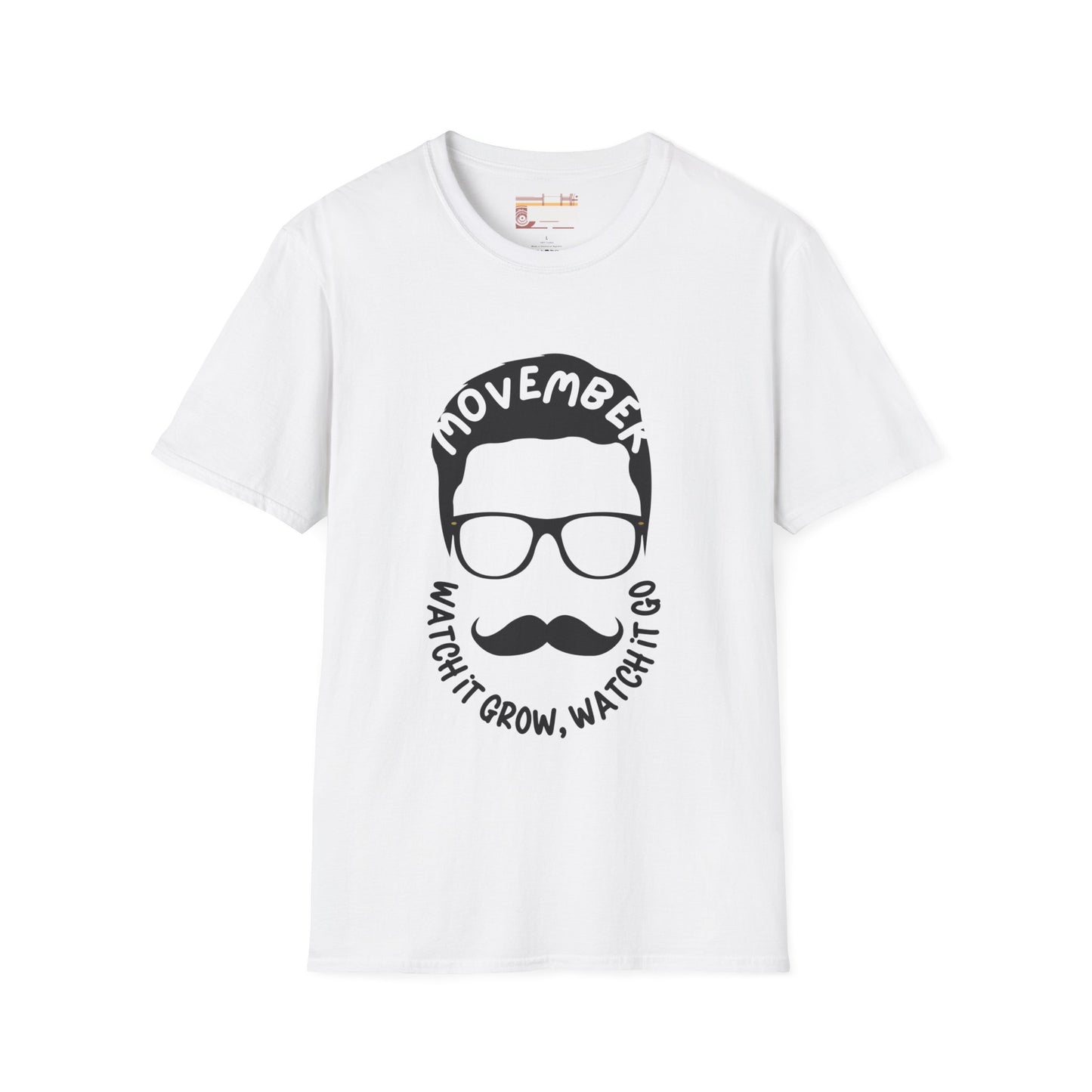 Movember Moustache Bearded Gang Graphic Comfort Unisex T-shirt