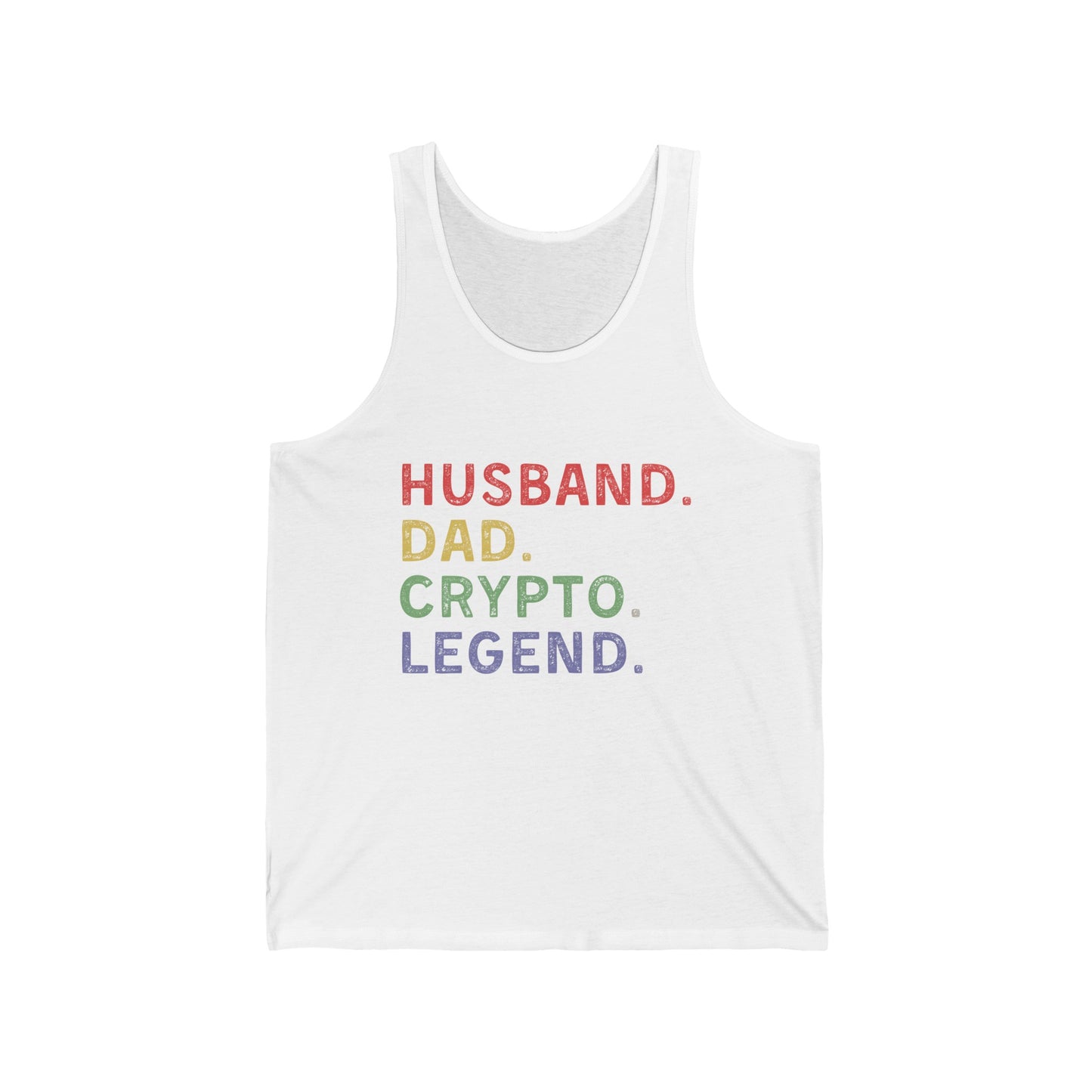 Husband Dad Crypto Legend Ultimate Comfort Unisex Tank top
