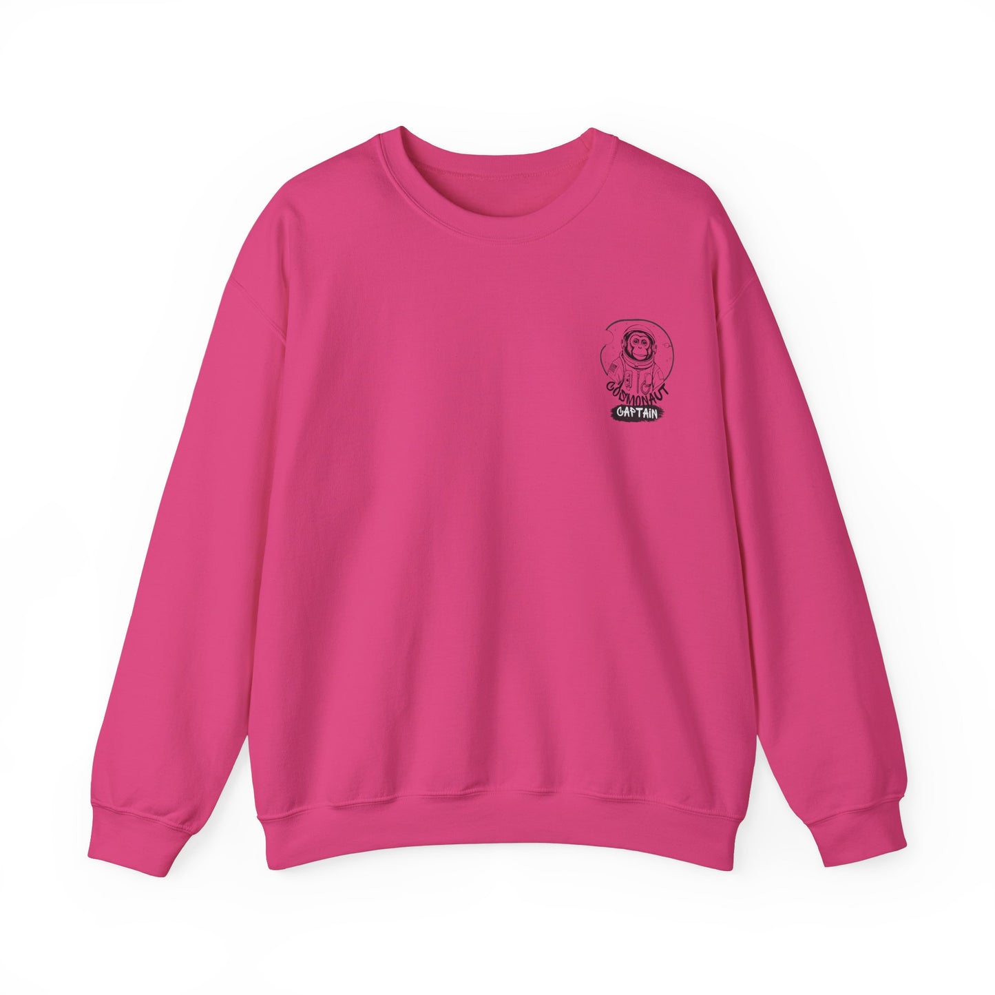 Graphic Designed Minimalist Cosmonaut Crewneck Sweatshirt
