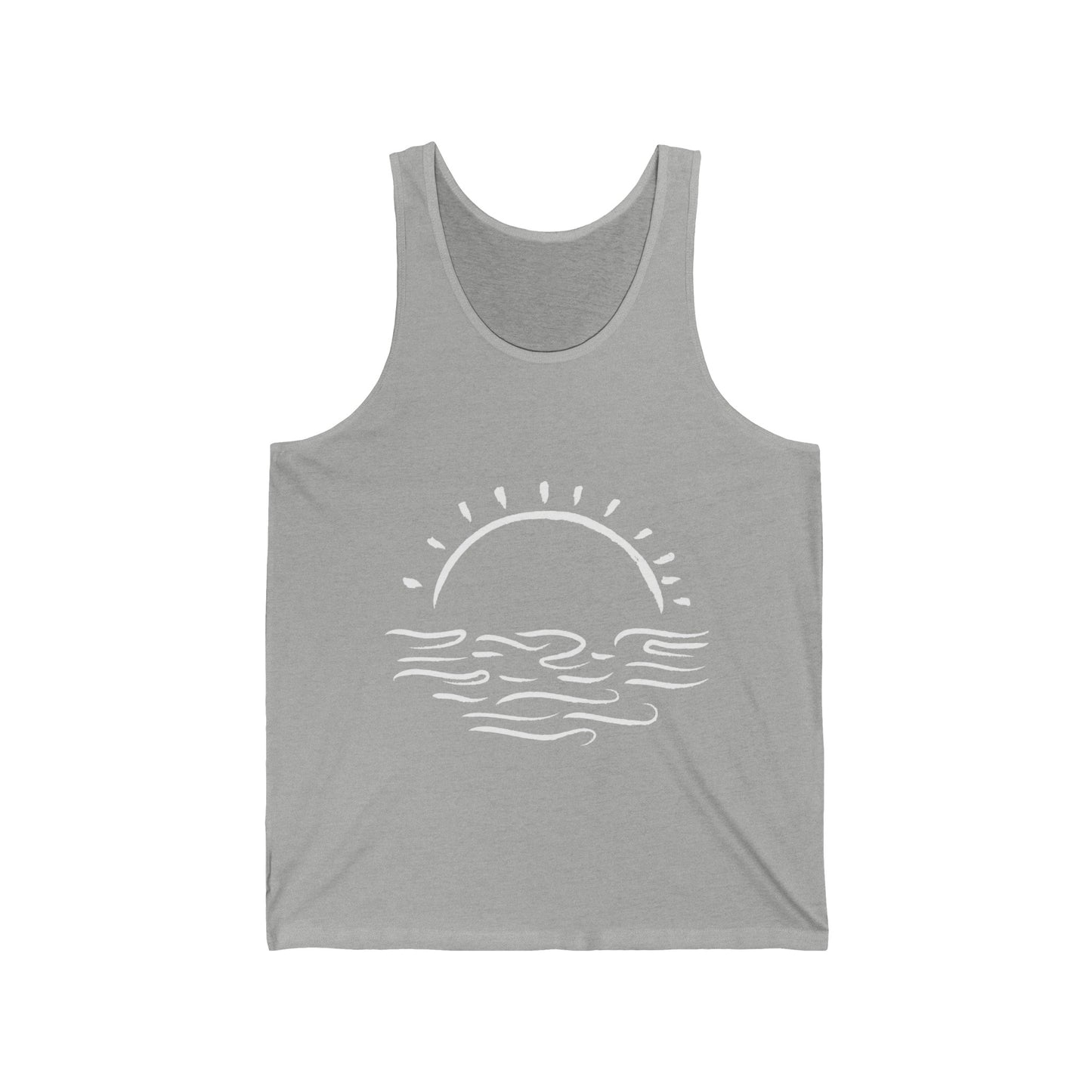 Beach Lovers Ultimate Comfort Styled Funny Unisex Summer Tank Top