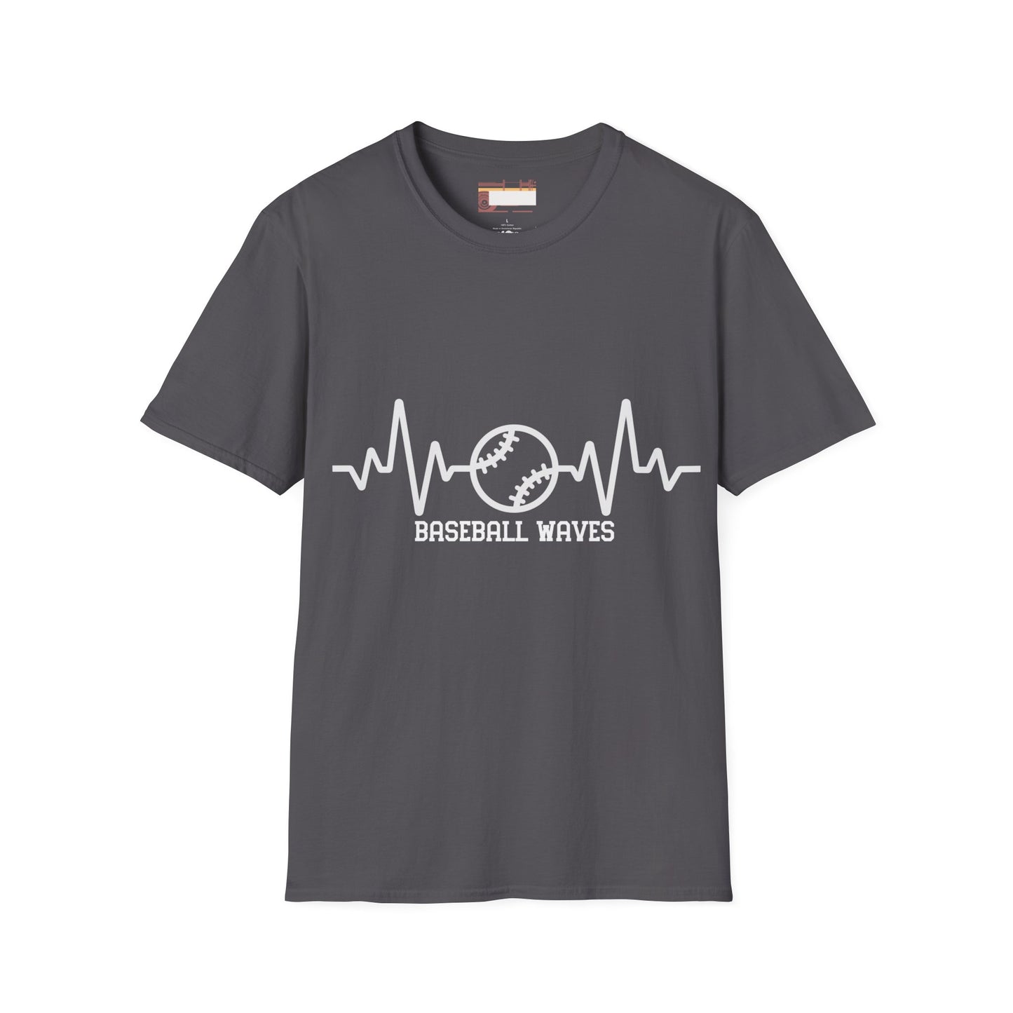 Graphic Baseball Waves Baseball Fan Unisex Comfort T-shirt
