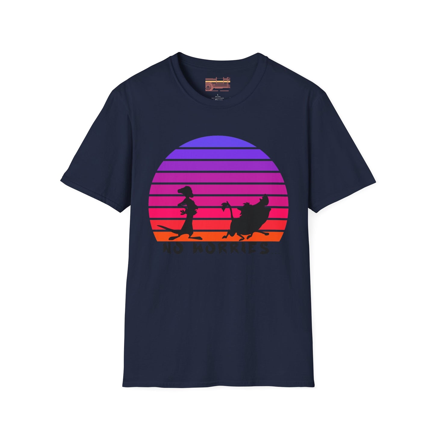 No Worries Motivation Ultimate Comfort Styled Graphic T-shirt
