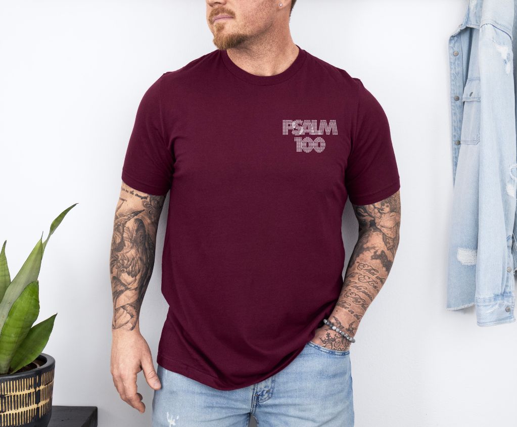Unisex Christian Praise Psalm 100 Graphic Shirt