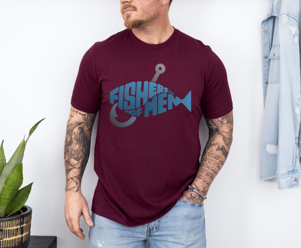 Christian Gospel Unisex Bible Verse Fishers Of Men Graphic Shirt