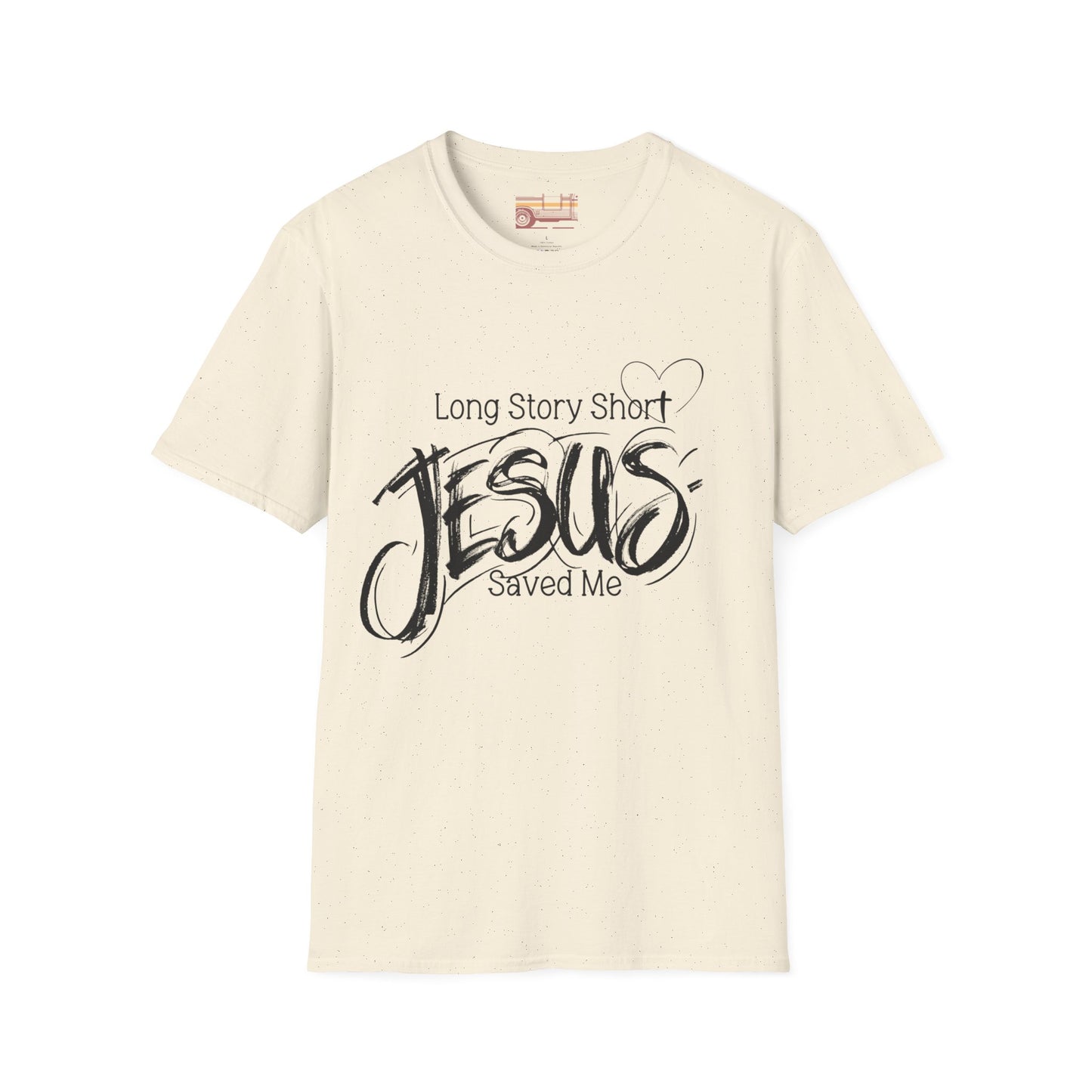Long Story Short Jesus Saved Me Graphic Christian Bible Ultimate Comfort Unisex T-shirt