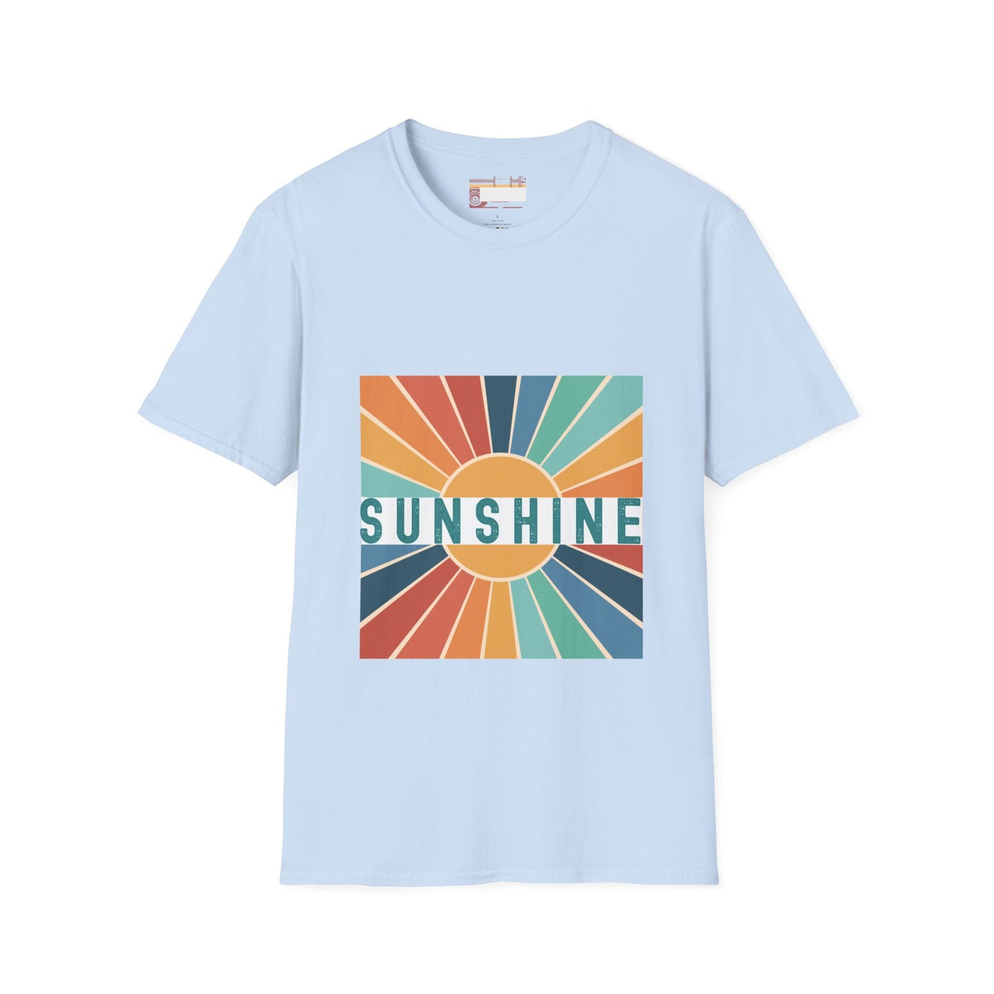 Retro Sunshine Tees, Hiking Summer Designed Comfort T-shirt