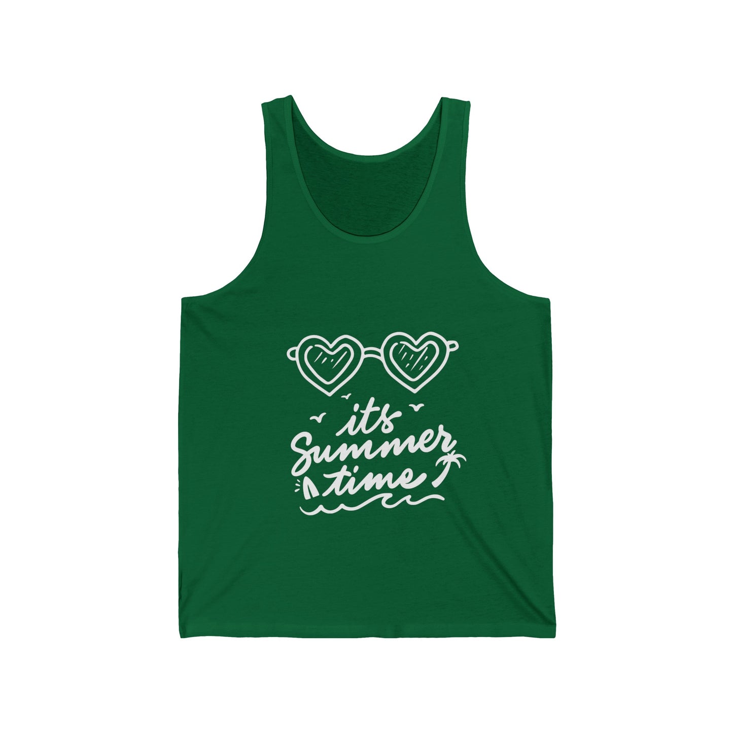 Beach Lovers Ultimate Comfort Styled Funny Unisex Sea As Day Summer Tank Top