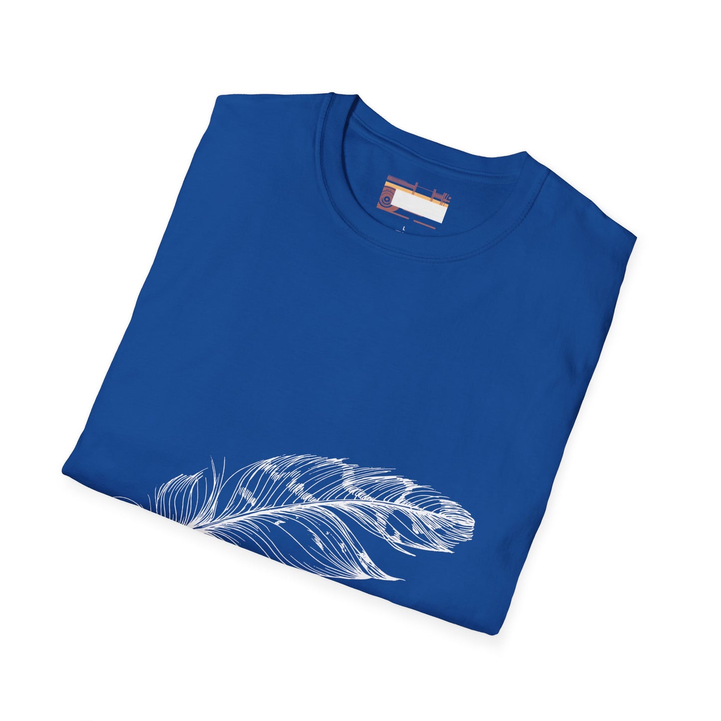 Bird Feather Designed Graphic Comfort Unisex T-shirt