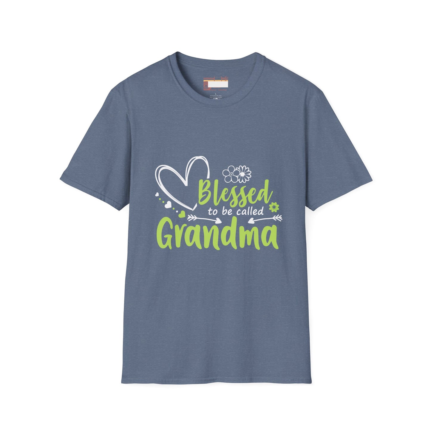Graphic Designed Blessed Grand ma Minimalist Comfort T-shirt