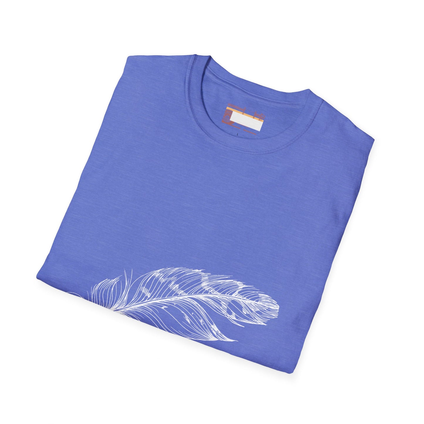 Bird Feather Designed Graphic Comfort Unisex T-shirt