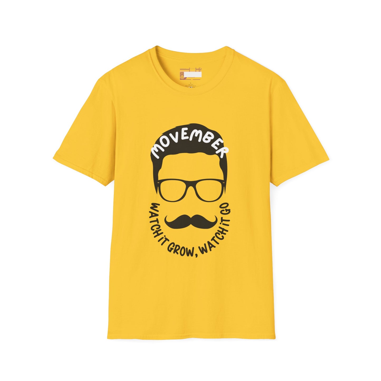 Movember Moustache Bearded Gang Graphic Comfort Unisex T-shirt