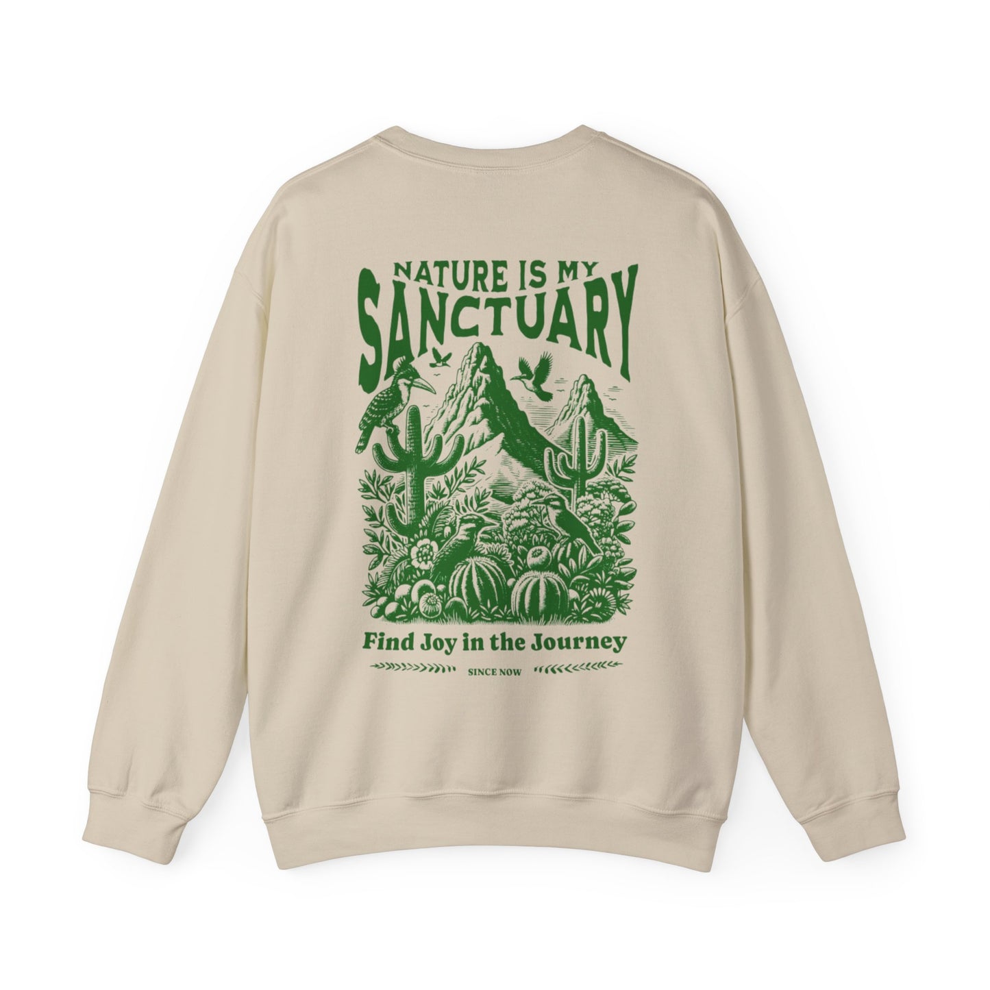 Graphic Designed Minimalist Crewneck Sweatshirt