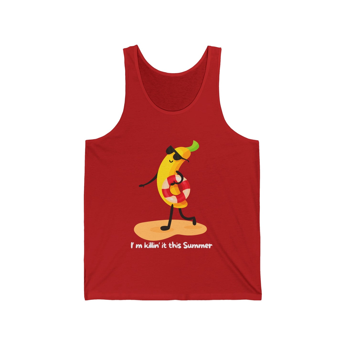 Killing it This Summer Graphic Ultimate Comfort Styled Unisex Beach Tank Top