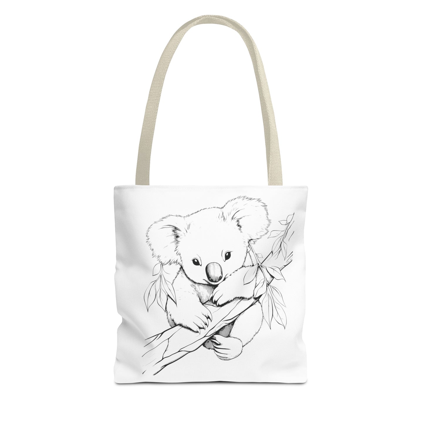 Summer Graphic Panda Tote Bag