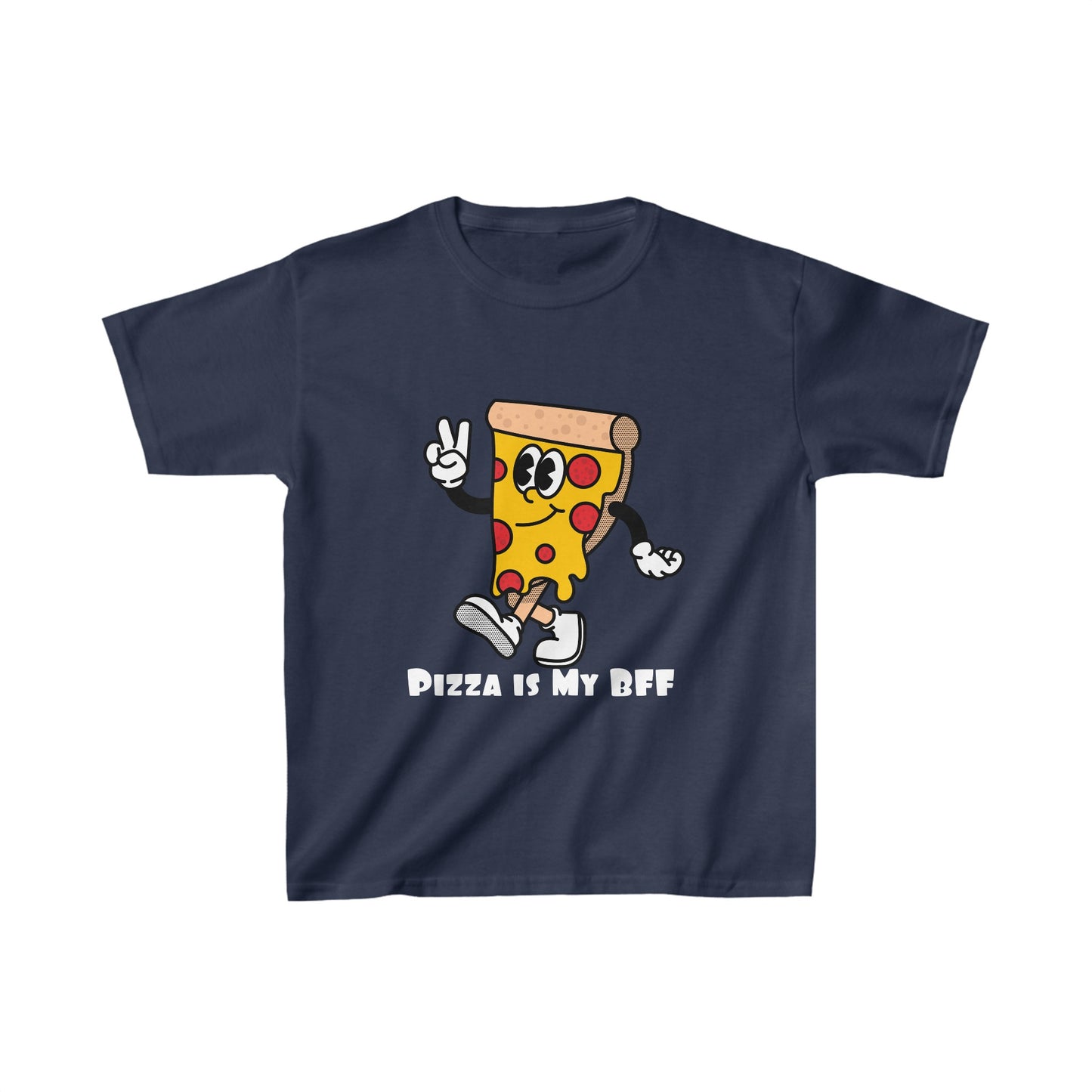 Graphic Designed Kids Ultimate Pizza Is My BFF Unisex T-shirts