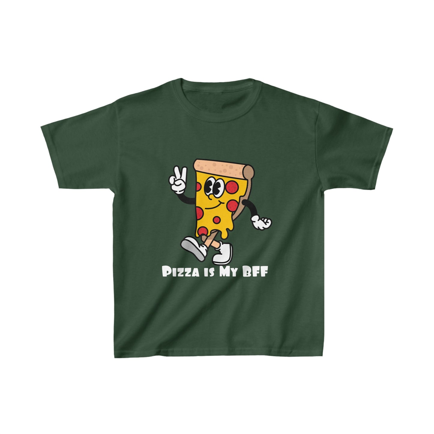 Graphic Designed Kids Ultimate Pizza Is My BFF Unisex T-shirts