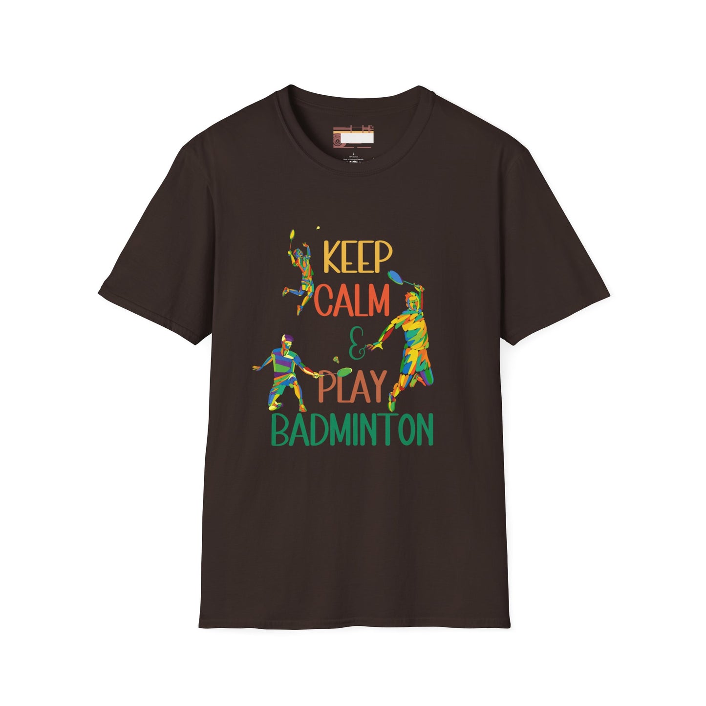 Badminton Game Day Graphic Comfort Unisex T-shirt