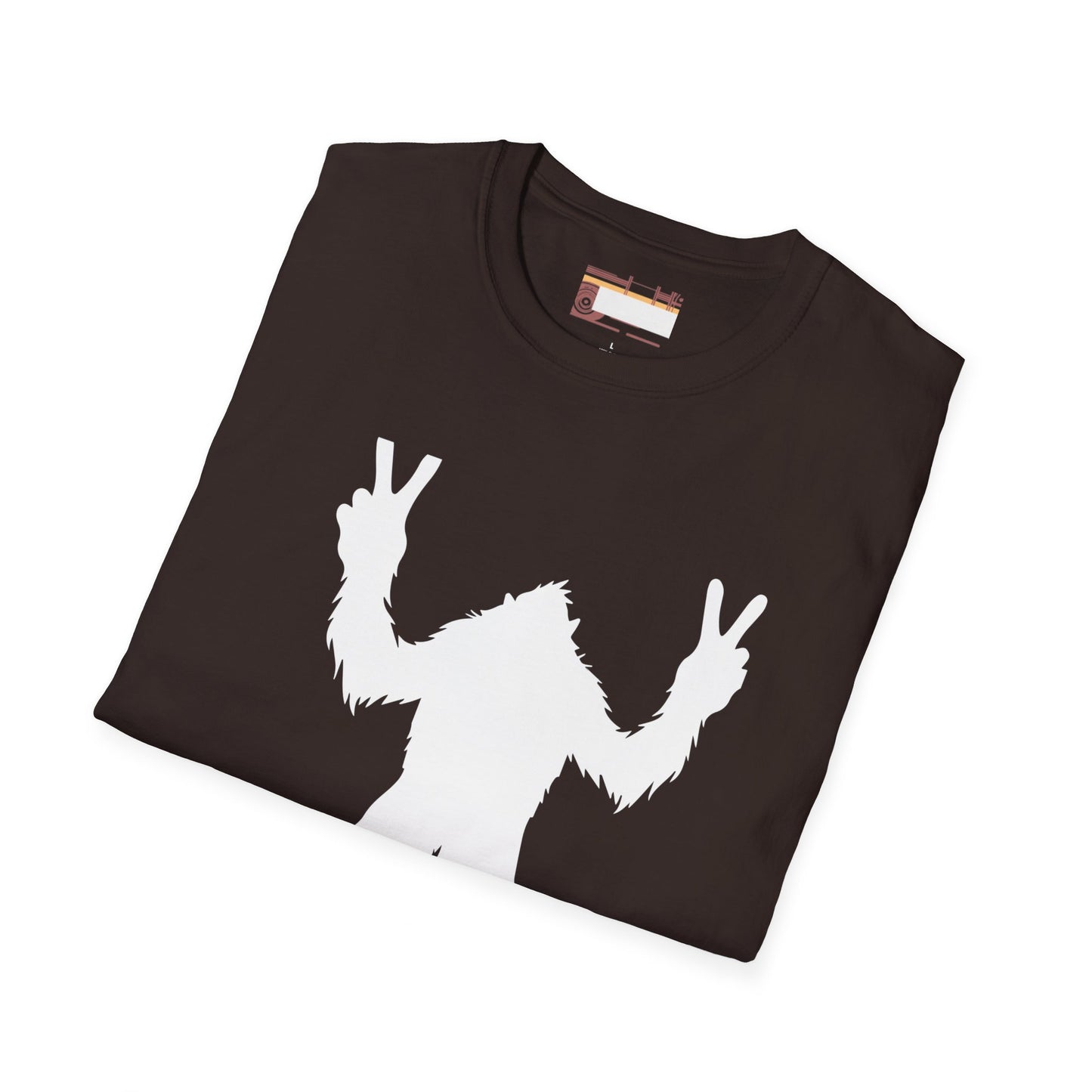 Graphic Designed Minimalist Big Foot Peace Sign Unisex Comfort Styled T-shirts