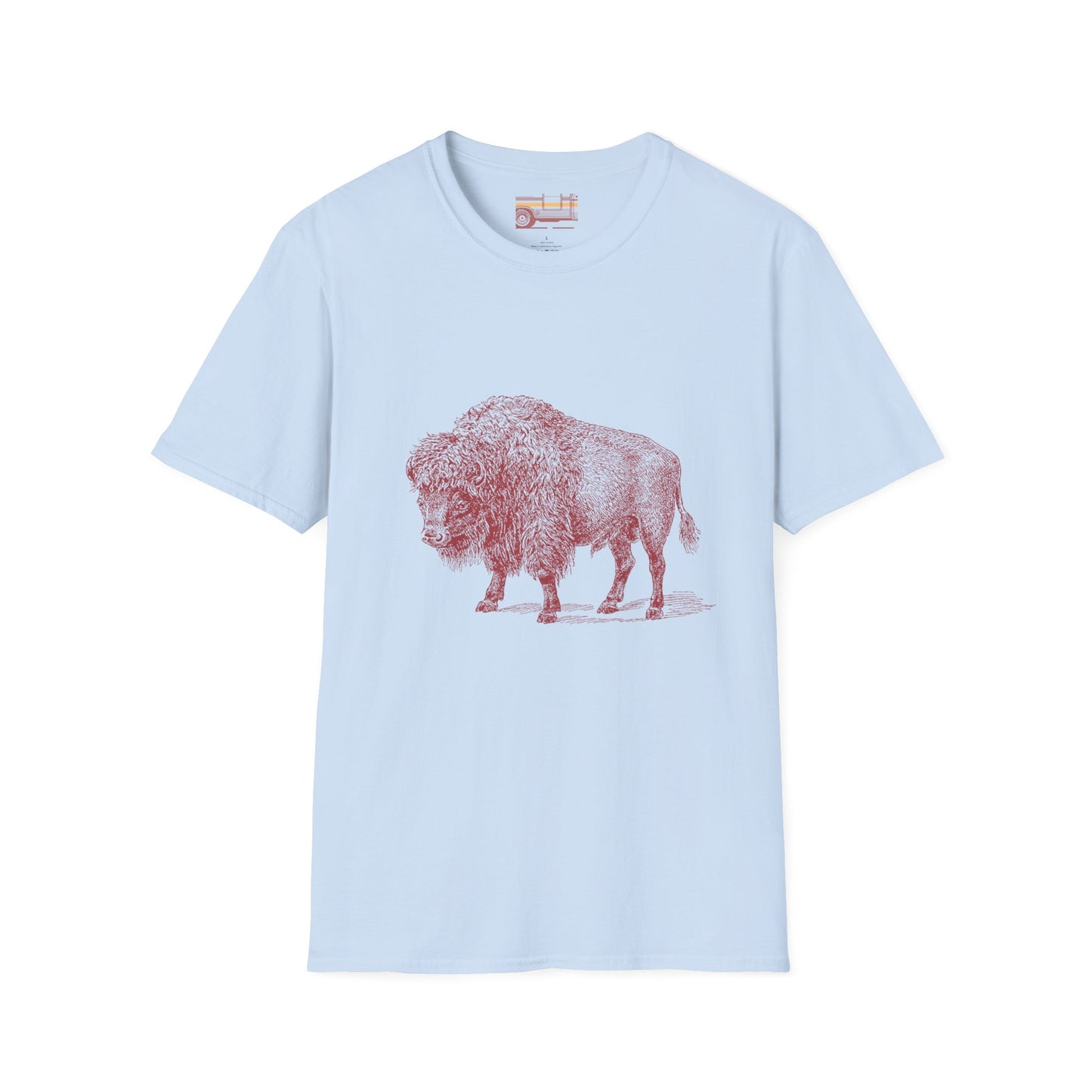 Minimalist Graphic Designed Animal Bison Ultimate Comfort Unisex T-shirt