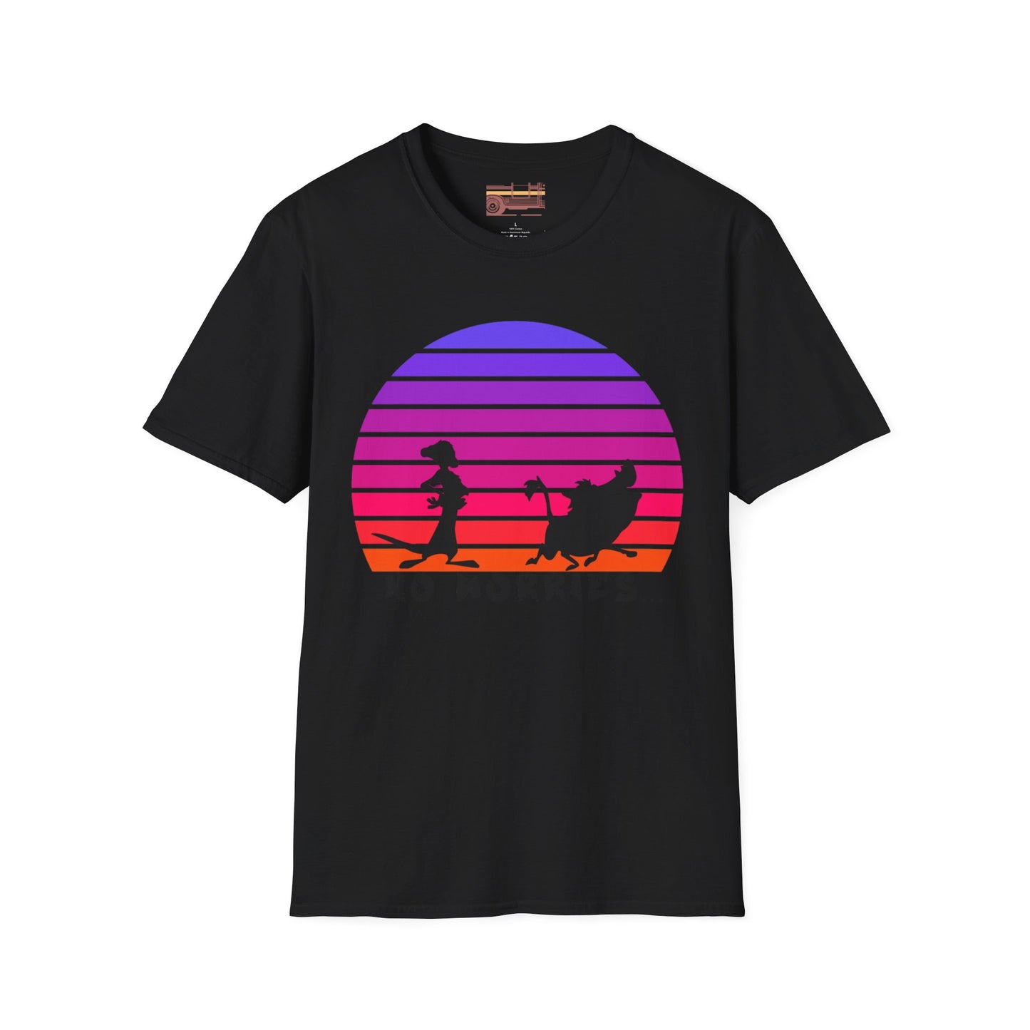 No Worries Motivation Ultimate Comfort Styled Graphic T-shirt